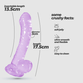 Dildo réaliste ventousé en...